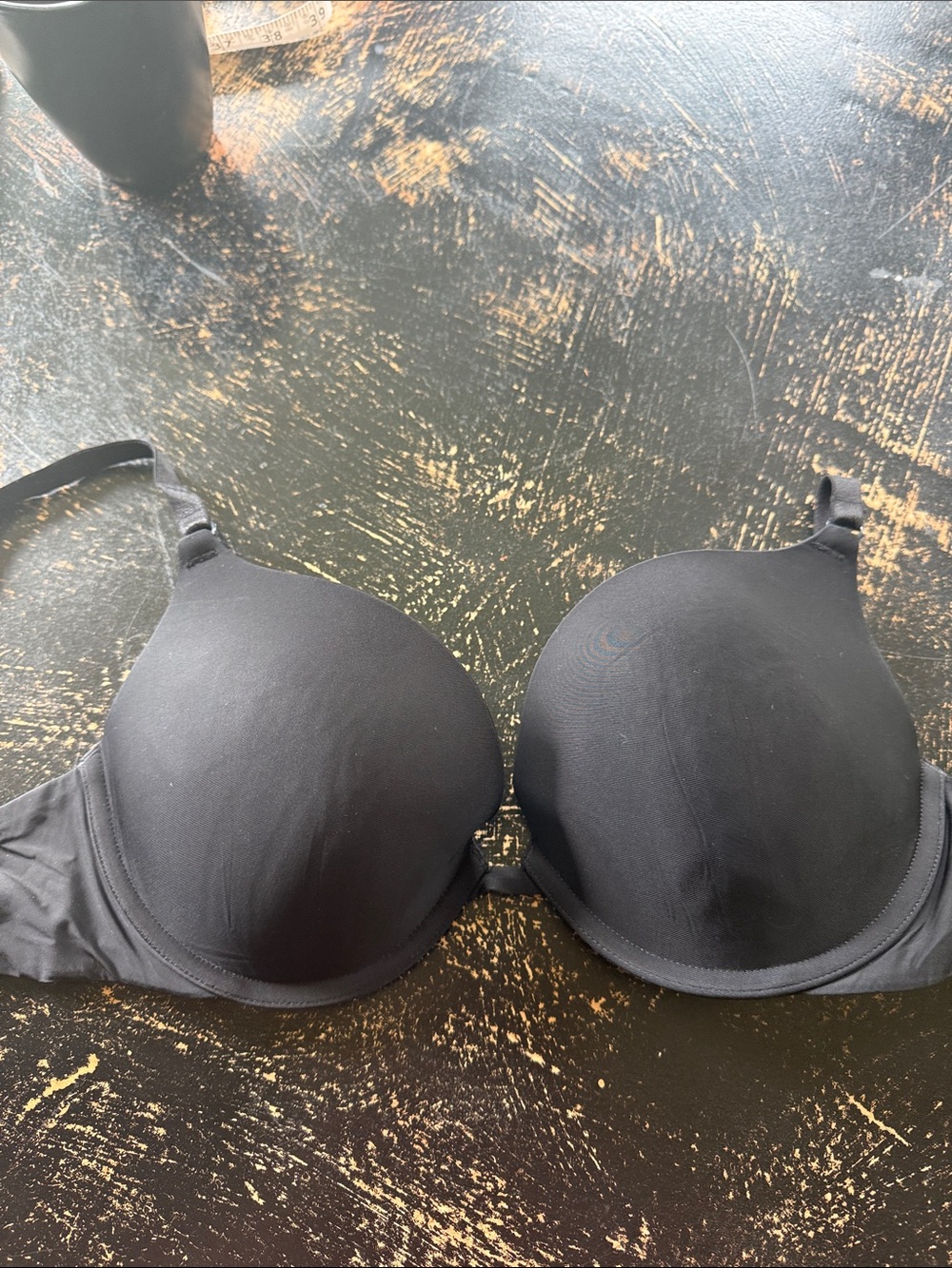 PINK Victoria's Secret Black Smooth Molded T-Shirt Bra